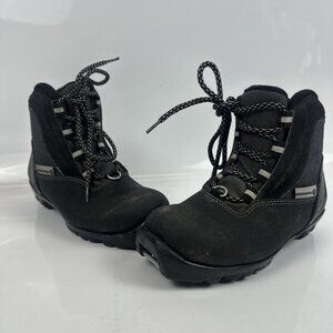 Rossingnol Youth Kids Black Size 4.5 Active Control NNN Cross Country Ski Boots